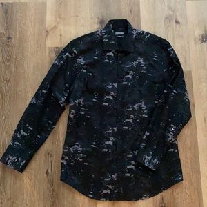 Kenneth Cole Reaction Camo Print Shirt